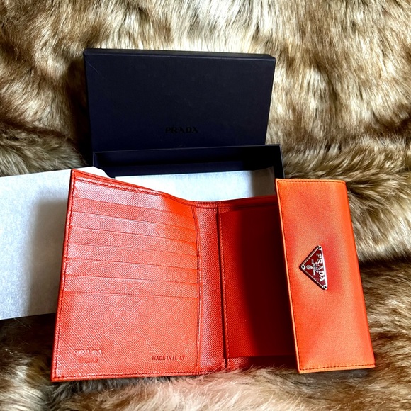 🎃 PRADA nylon tessuto trifold wallet - Picture 5 of 14